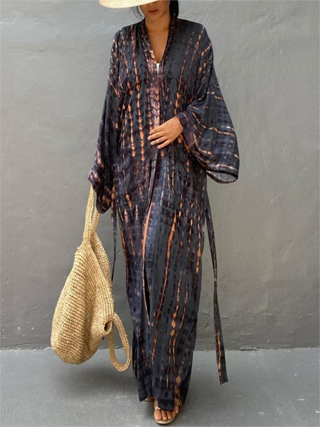 Cover Up Kaftan - Kaftanjurken voor vrouwen, plus size badpak