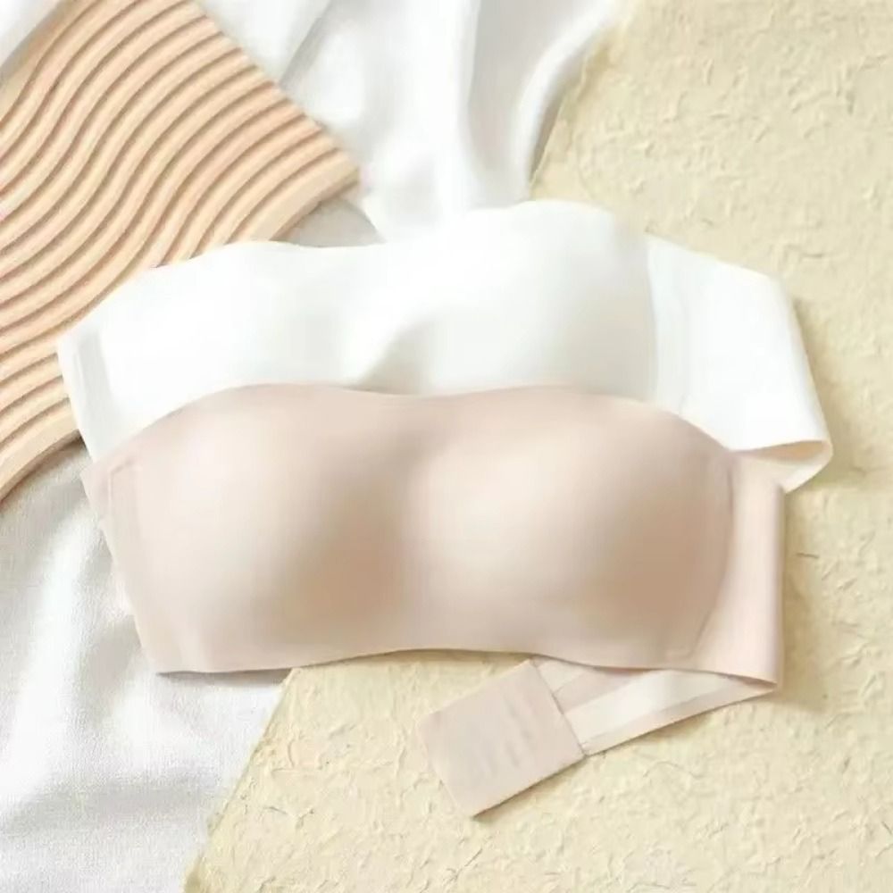 Bralette Triangle Set - Effen kleur strapless gewikkelde bh Onzichtbare