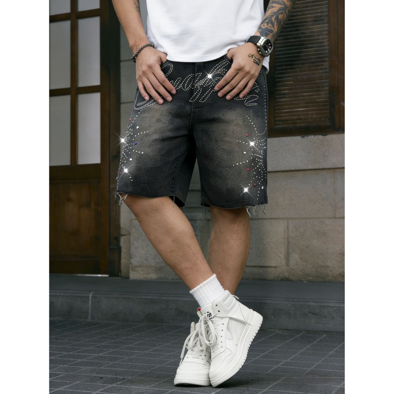 Amerikaanse streetwear heren n - Shorts Denim Frayed recensie en prijs