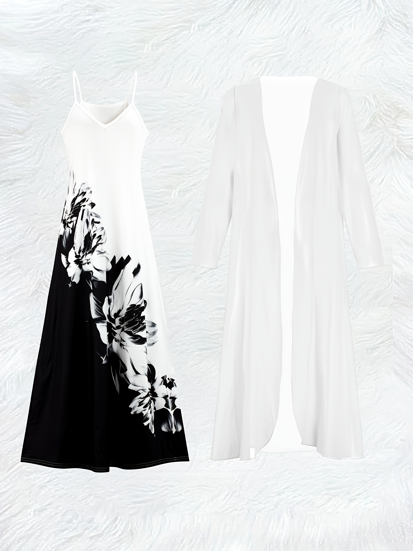 Casual zwart-wit bloemenprint  - Midi Skirt Floral recensie en prijs