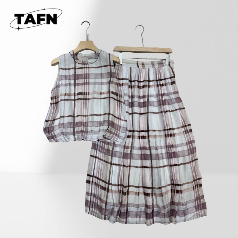 Elegante dames geruite tweedel - Midi Skirt Floral recensie en prijs